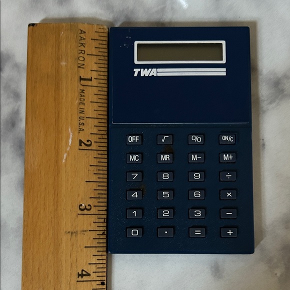 TWA Mini Blue Calculator - Picture 3 of 4